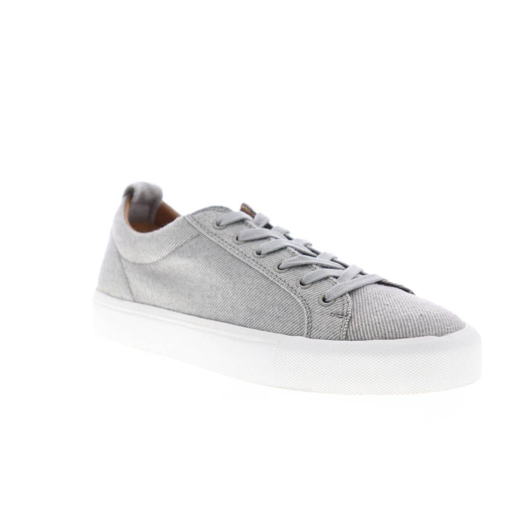 grey canvas sneakers