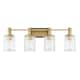 Option Matte Black with Warm Brass