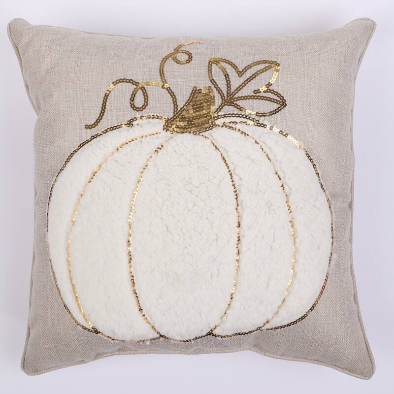 White and Gold Pumpkin