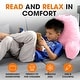 preview thumbnail 61 of 69, Cheer Collection Kids Size Reading and Backrest Pillow with Armrest