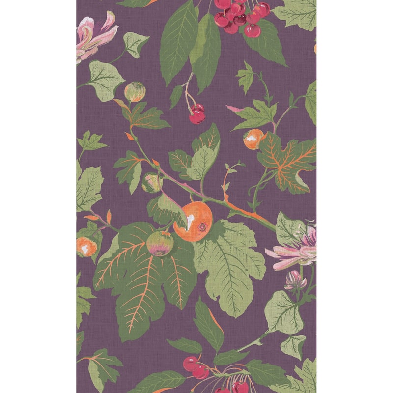 Graham & Brown Craftwork Trail Plum Wallpaper