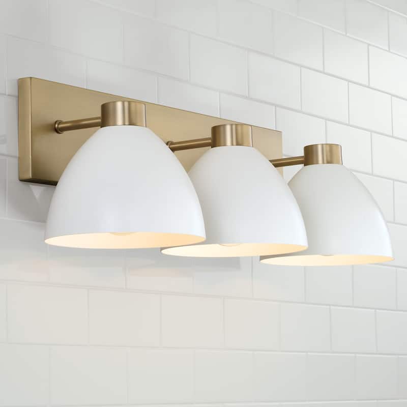 Ross 3-Light Vanity - 25.25"W x 8"H x 8.5"E