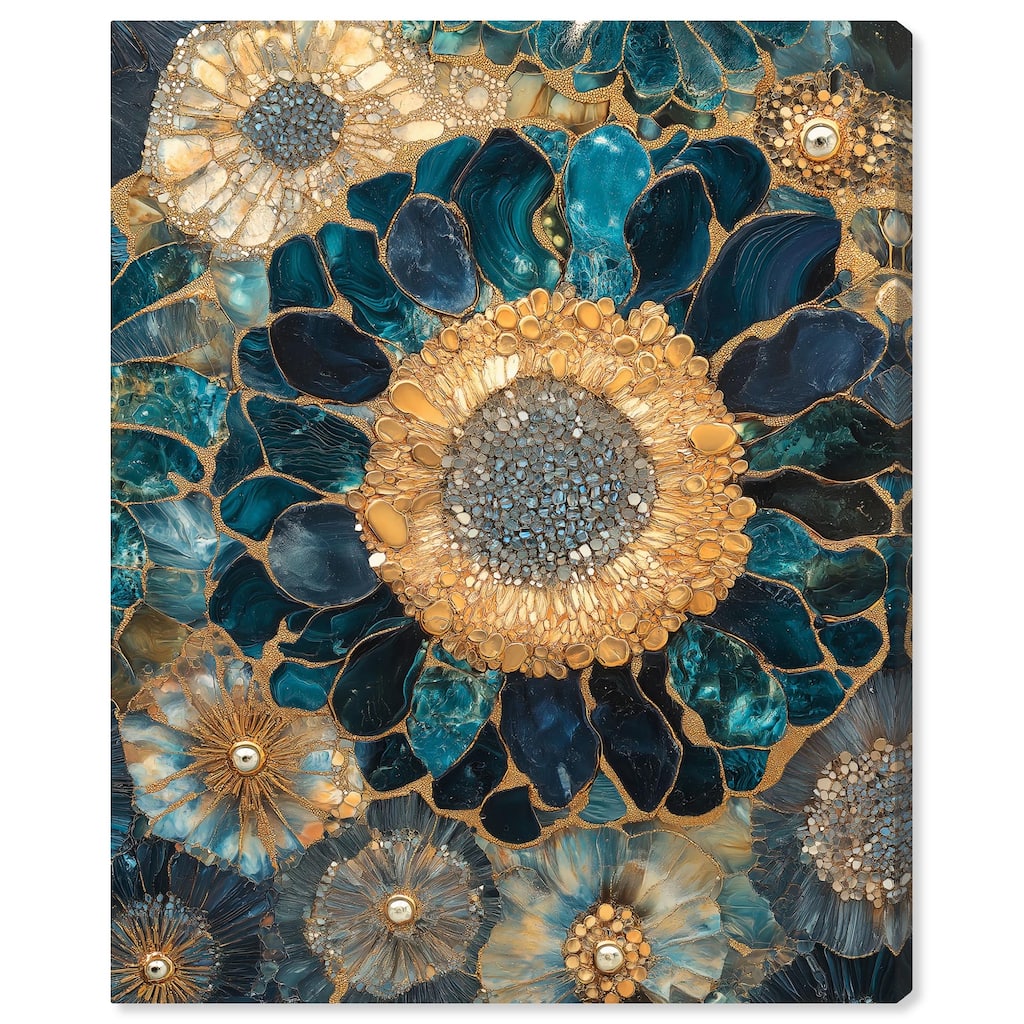 Opulent Geode II Canvas by Art Remedy, Gallery Wrapped