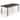 71" Outdoor Rattan Wicker Patio Table with Engineered Wood Top - 39"W x 71"D x 30"H