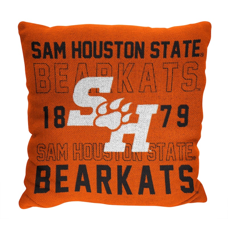 COL 130 Sam Houston State Stacked Pillow - Bed Bath & Beyond - 38041797