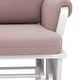 preview thumbnail 25 of 43, HOMCOM Nursery Glider Rocking Chair with Ottoman Cushion Seating