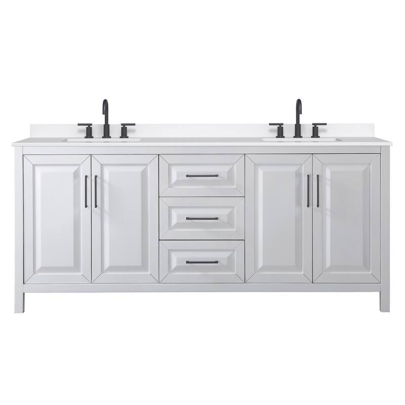 Wyndham Collection WCV252580D-QTZ-US3MXX Daria 80" Free Standing