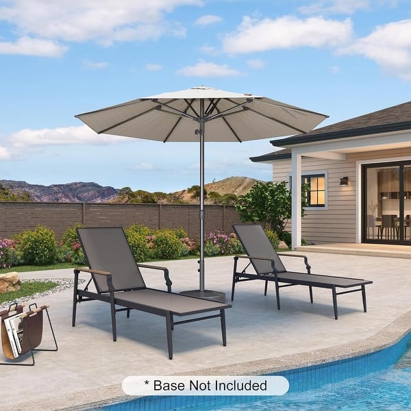 9 patio umbrellas sale PURPLE LEAF 9/10/11 ft Outdoor Patio Umbrella Market Table Sun Umbrellas for Backyard Deck Garden Pool