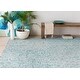 preview thumbnail 29 of 31, Livabliss Franklin Cotton/ Leather Area Rug Teal - 8' x 10'