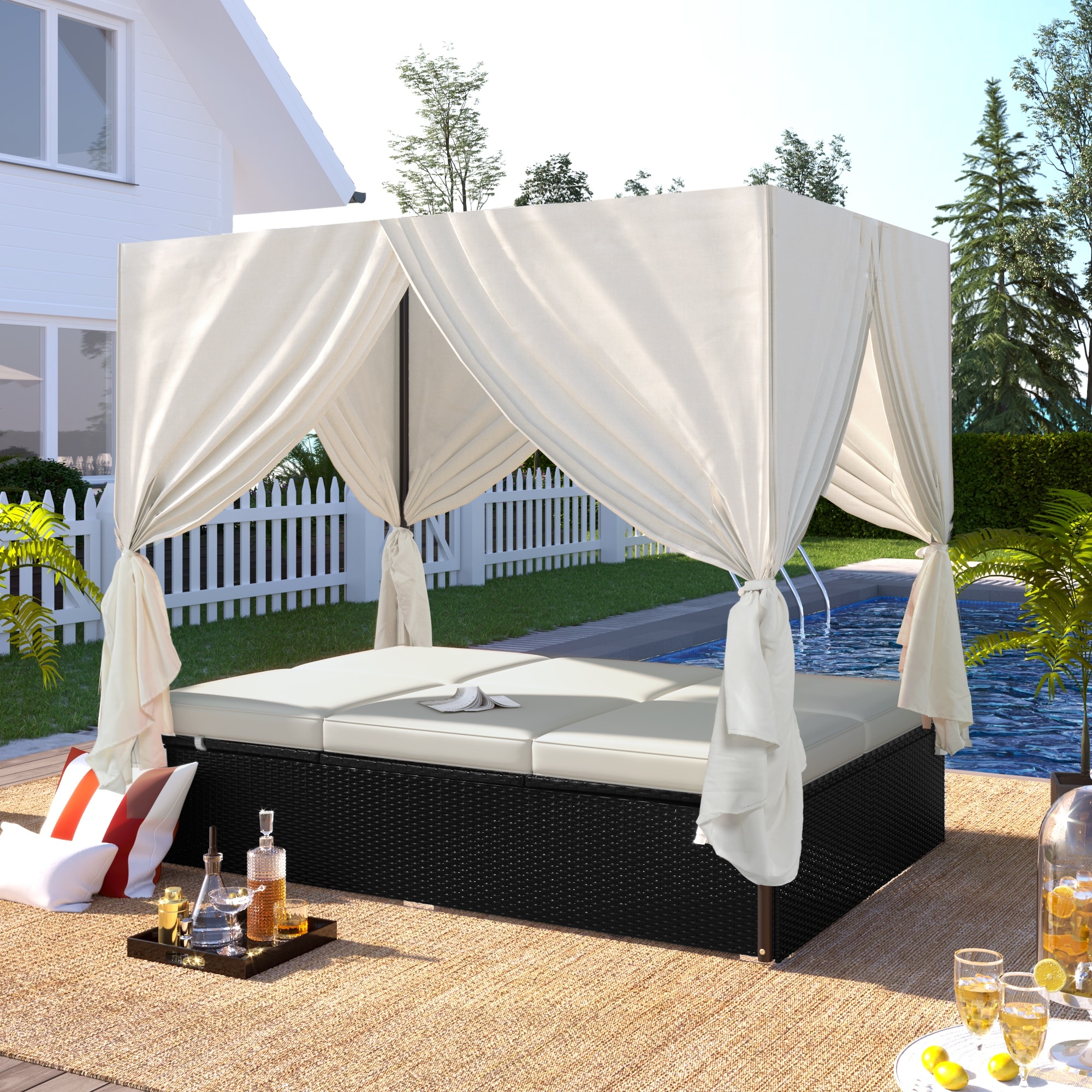 Claremont pergola sale lounger