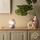 preview thumbnail 19 of 40, Mushroom White Glass Dimmable LED Table Lamp with E26 Socket Modern