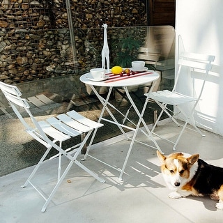 Metal folding bistro table clearance