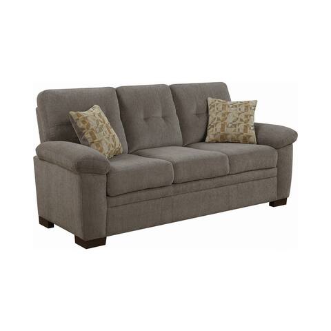 Coaster Furniture Fairbairn Pillow Top Arm Upholstered Sofa