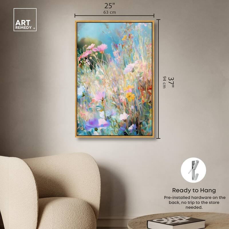 Cosmos Cascade Canvas by Art Remedy