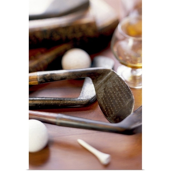 "Vintage golf club" Poster Print