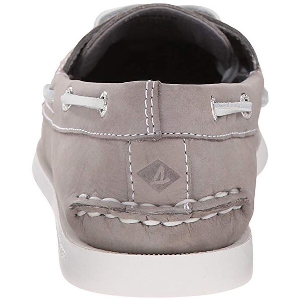 grey sperry boat shoes womens
