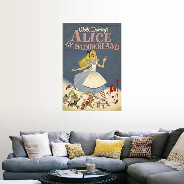 24 X 36 Alice in Wonderland Wrapping Paper, Vintage Wrapping Paper