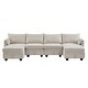 preview thumbnail 26 of 31, Modern U-Shape Sectional Sofa, Convertible Sofa Bed for Living Room with Storage Spaces