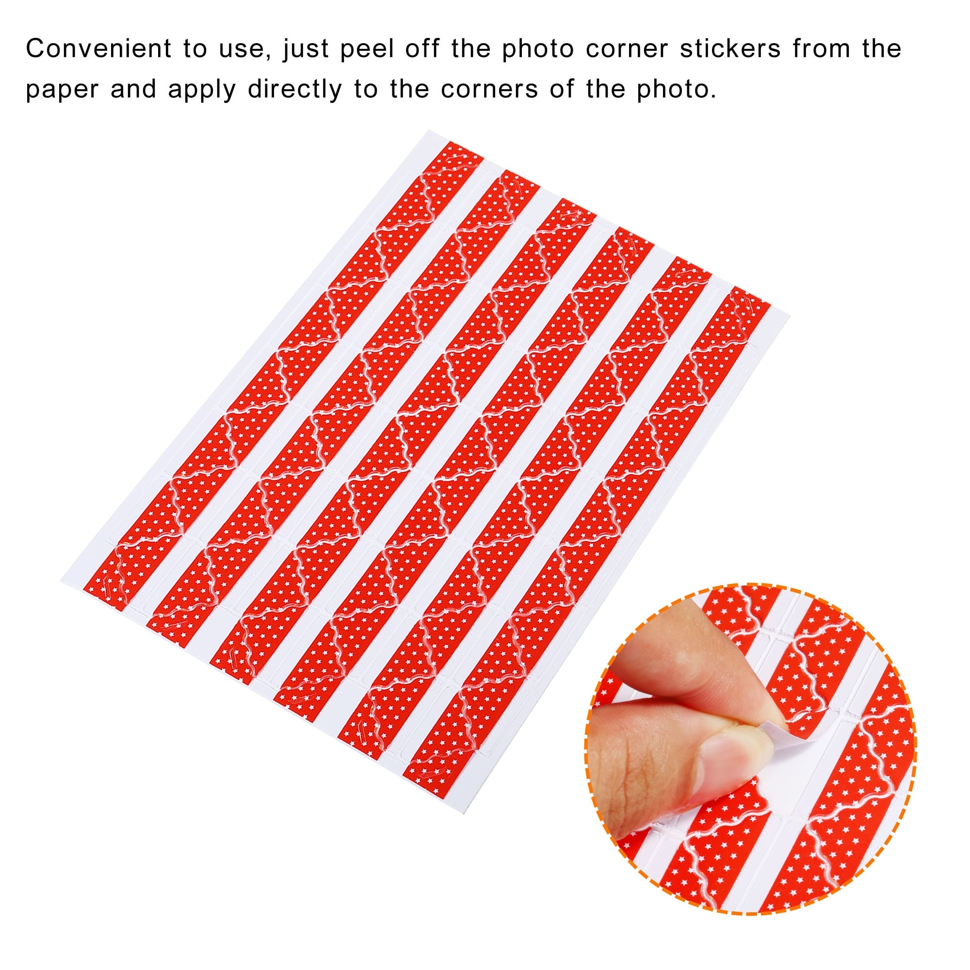 Photo Corner Sticker 10 Sheets (240 Pcs) Self Adhesive Photo Corners Photo  Mounting Corners for Scrapbooking