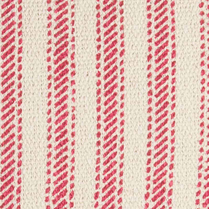 Rizzy Home Ticking Stripe Cotton Canvas Throw Pillow Cover