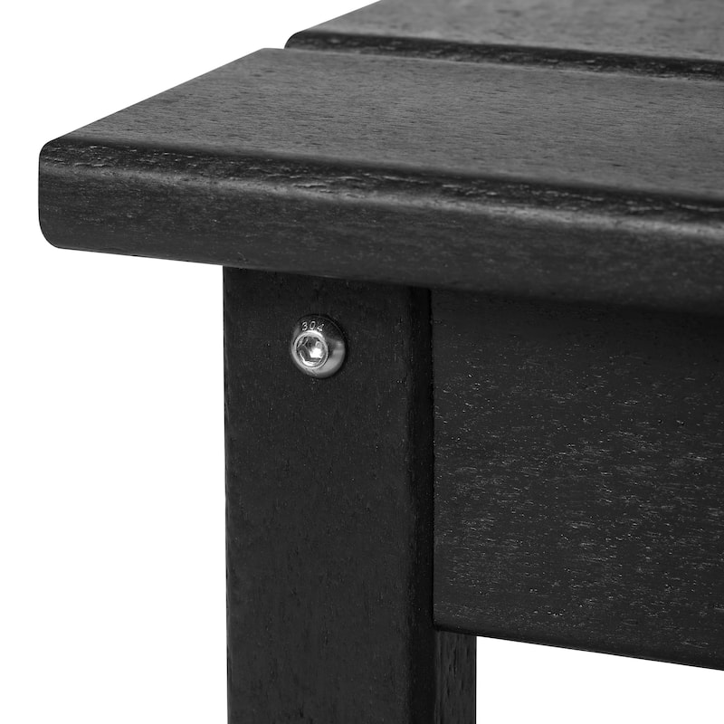 Laguna Hdpe All Weather Outdoor Patio Rectangular Coffee Table