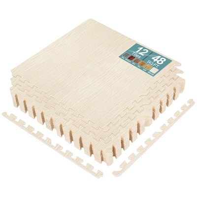 Sorbus Floor Mat Interlocking Set (12 Pc)