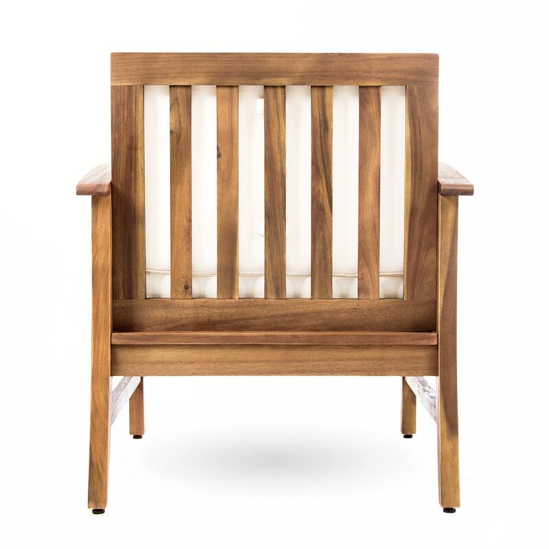 outdoor CLUB CHAIRS SET OF 2, CREAM