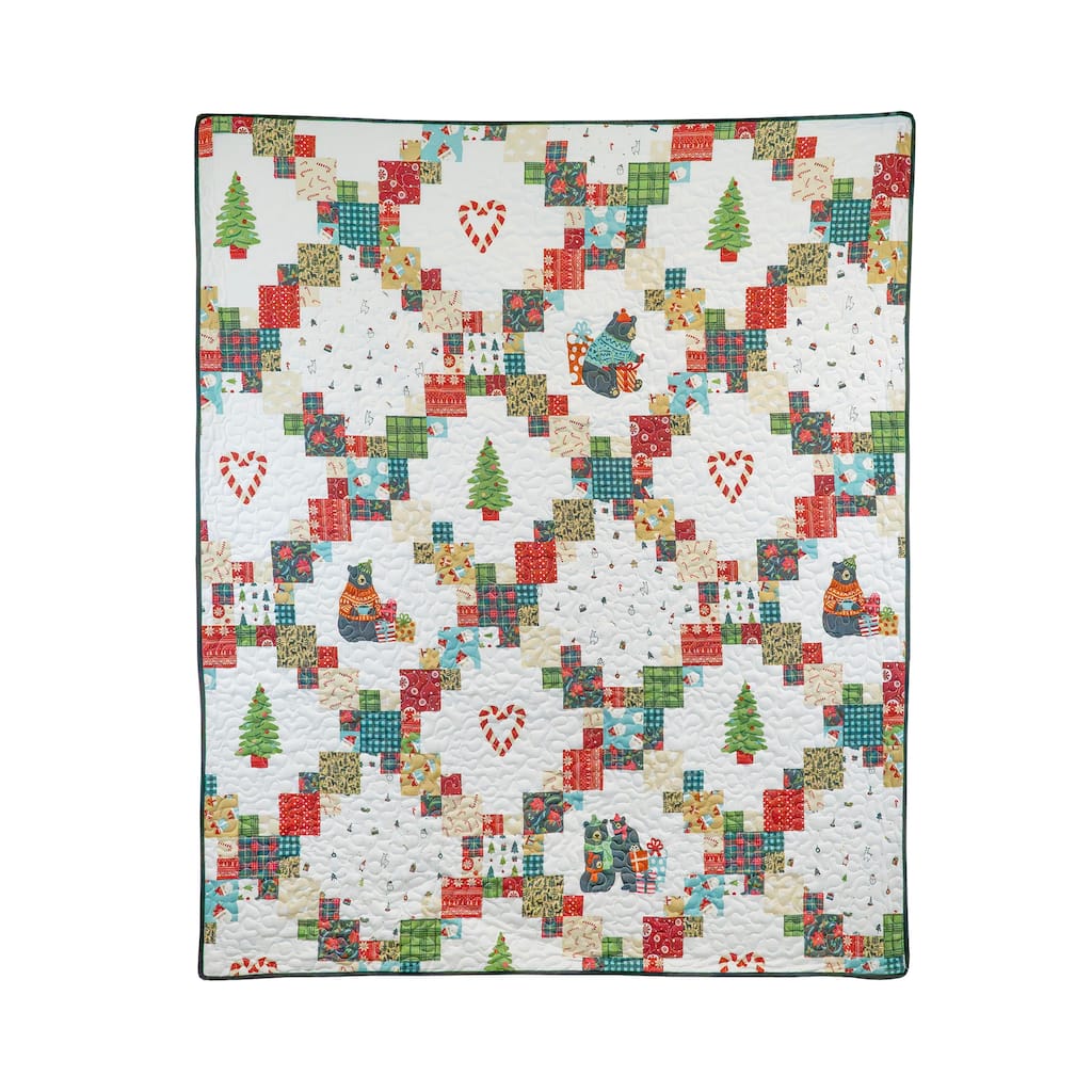 Your Lifestyle by Donna Sharp Holiday Love Polyester Throw