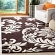 preview thumbnail 1 of 20, SAFAVIEH Handmade Soho Jeannick N.Z. Wool Rug 7'6" x 9'6" - Brown/Ivory - Rectangle