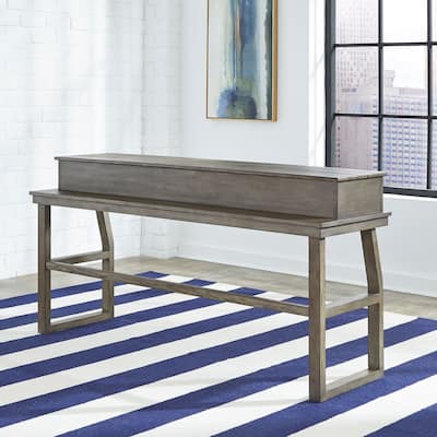 Hayden Way Gray Wash Console Bar Table
