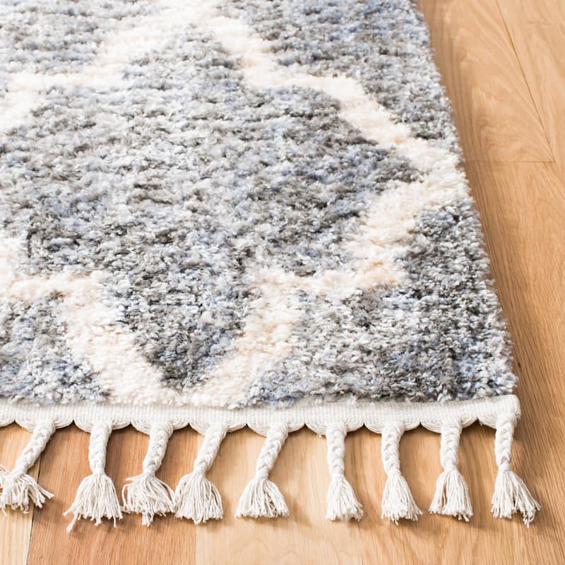 SAFAVIEH Berber Fringe Edelinde Melva Trellis Rug