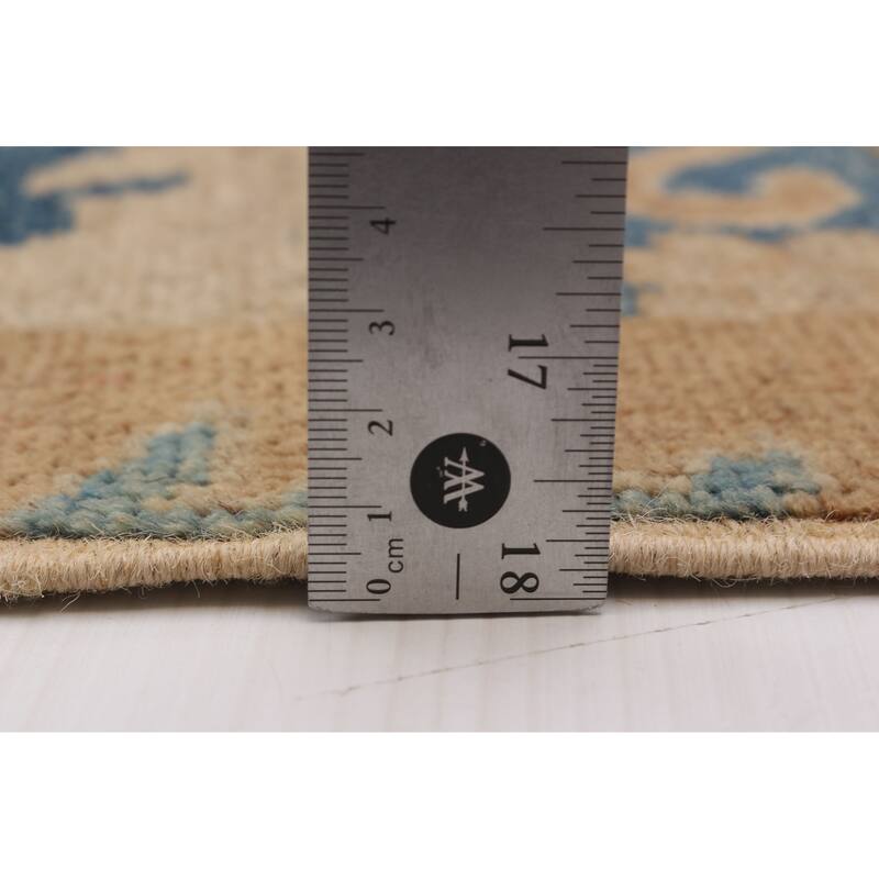 ECARPETGALLERY Hand-knotted Finest Ghazni Tan Wool Rug - 9'7 x 13'4