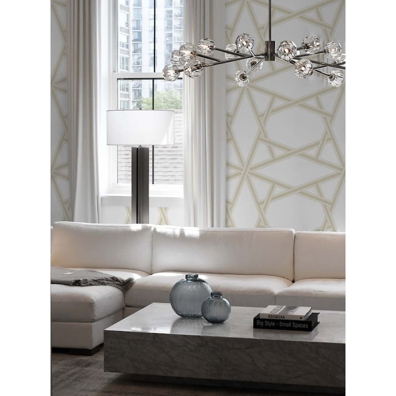 NextWall Crossroads Geo Peel and Stick Wallpaper