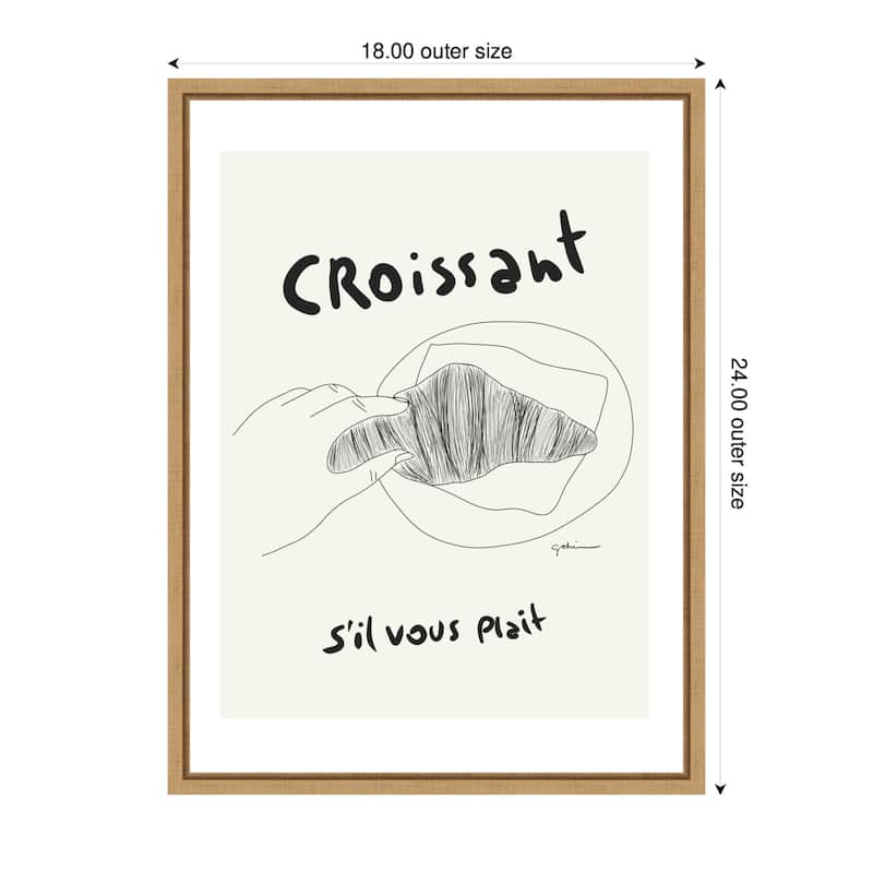 Kate and Laurel Breakfast Club by Gabrielly Guedes Framed Canvas Wall Art Print