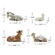 preview thumbnail 17 of 24, Glitzhome 12 Piece Resin Nativity Figurine Set