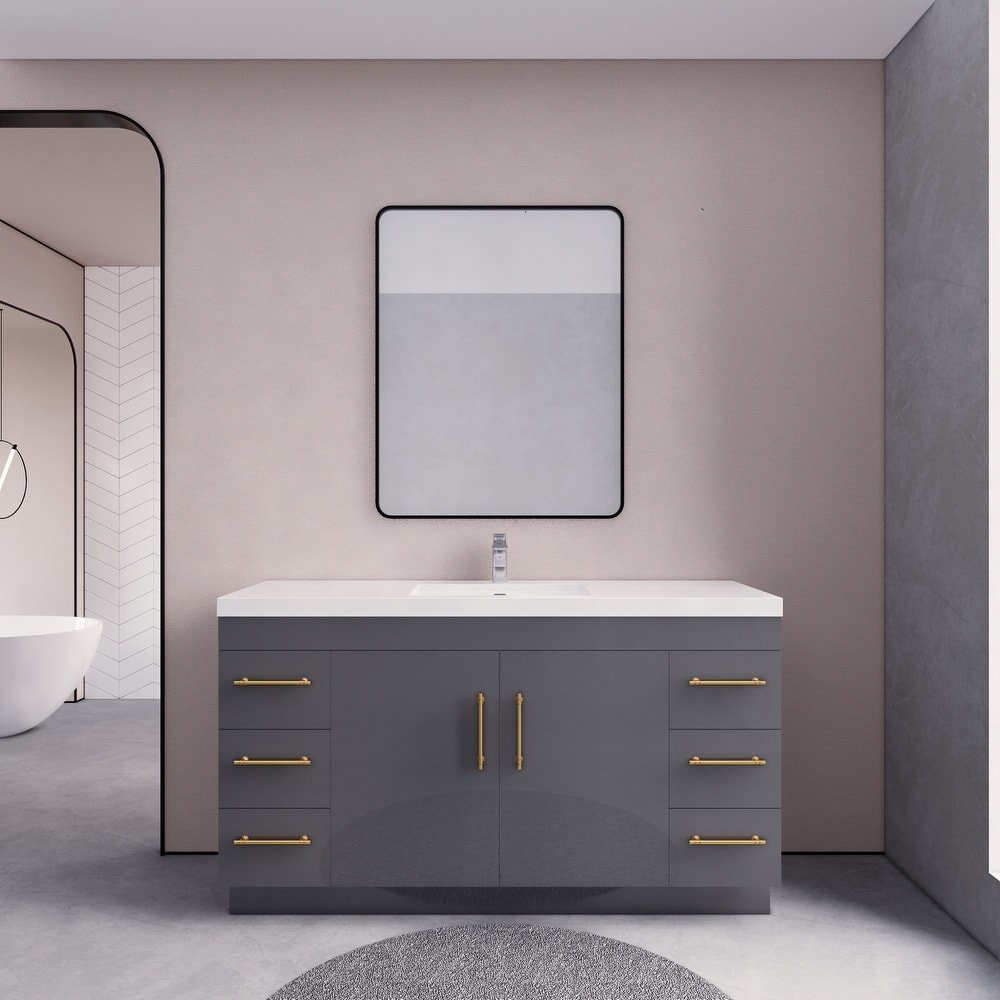 Eliza 60'' Freestanding Vanity with Single Sink