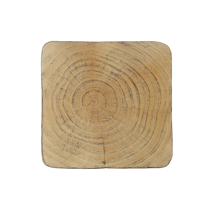 Twist Shape Side table, Wood-like texture