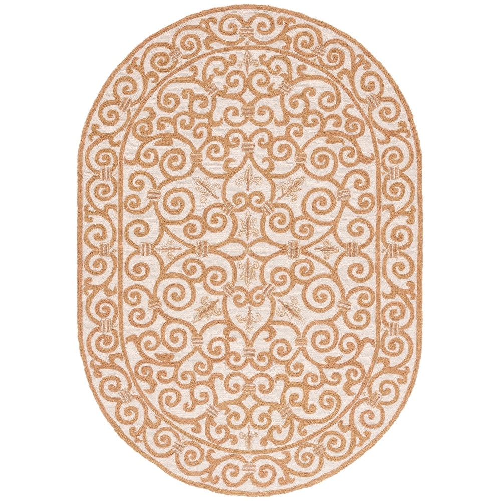 SAFAVIEH Hand-hooked Chelsea Joba Country Oriental Wool Rug