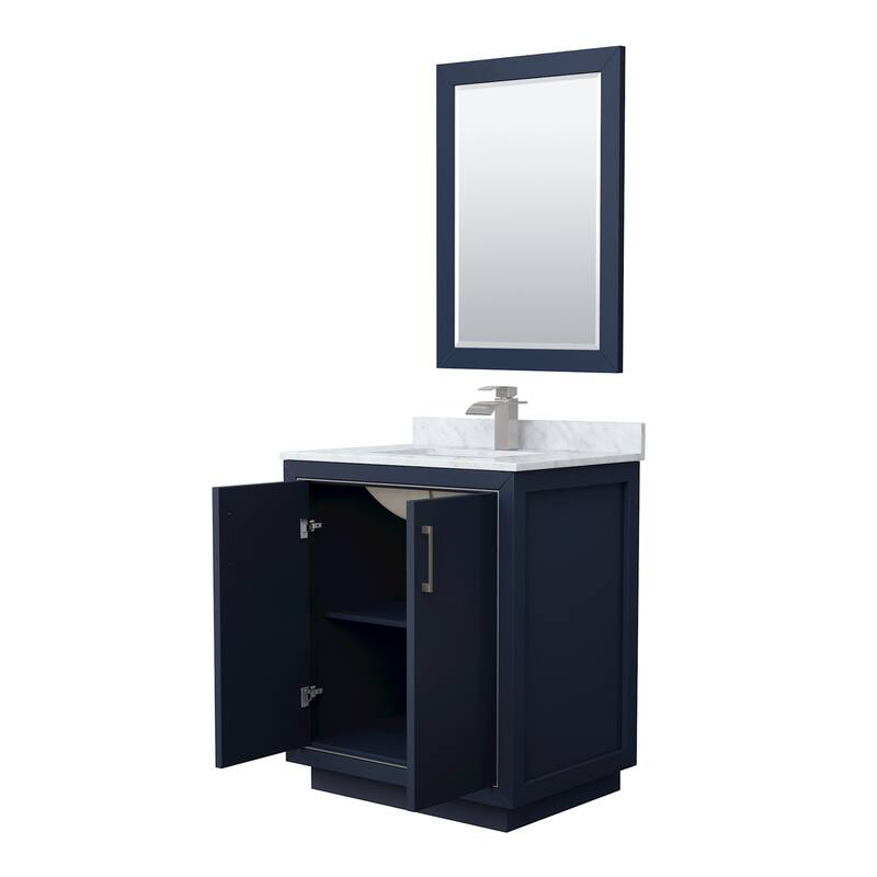 Wyndham Collection WCF1111-30S-NAT-M24 Icon 30" Free Standing Single