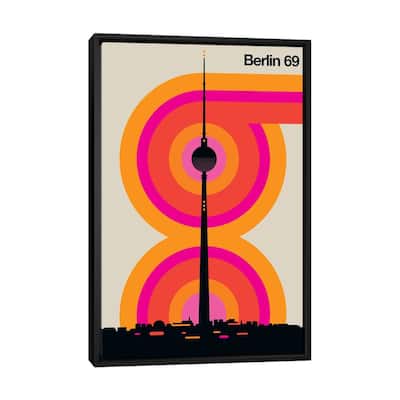 iCanvas "Berlin 69" by Bo Lundberg Framed Canvas Print
