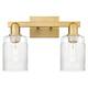 Option Brushed Brass / Clear