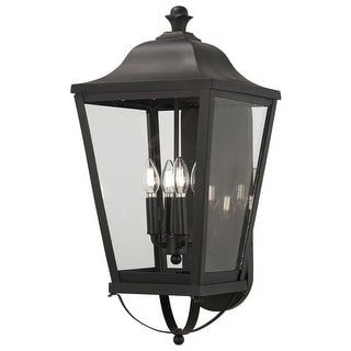 The Great Outdoors 73283 Savannah 4 Light 25-1/2" Tall Outdoor Wall