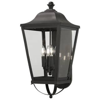 The Great Outdoors 73283 Savannah 4 Light 25-1/2" Tall Outdoor Wall