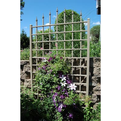 DuraTrel Winchester 57" x 96" Mocha Vinyl Trellis