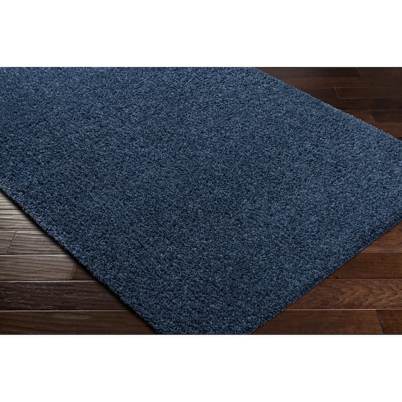 Livabliss Deluxe Shag Minimalist Medallion Area Rug