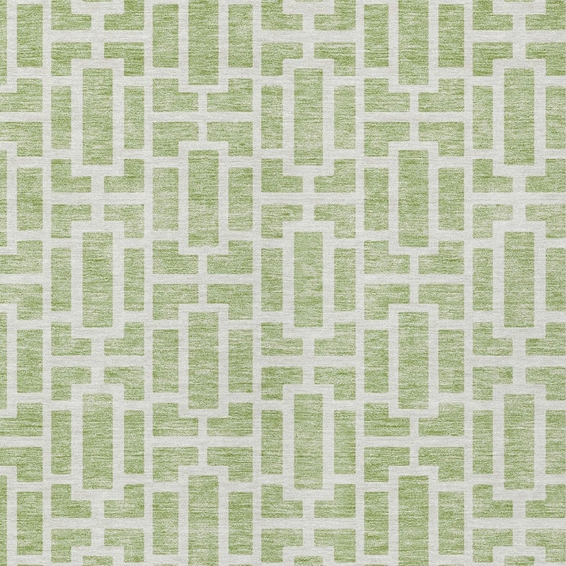 HomeRoots Geometric Transitional Rectangle Outdoor Rug