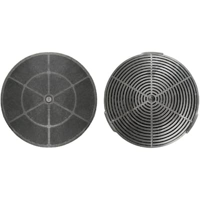 Range Hood Charcoal/Carbon Filters - 5.4 x 5.4 x 2 in.