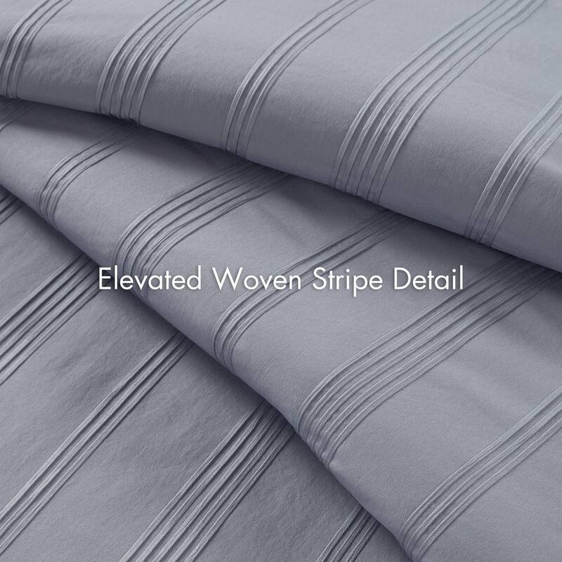 Chelsea Square Logan Woven Striped Duvet Set