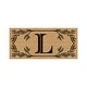 preview thumbnail 20 of 24, Monogram Flocked Sassafras Coir Switch Mat L