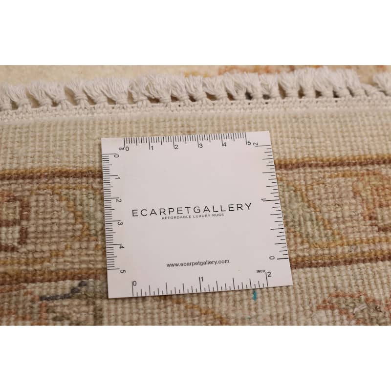 ECARPETGALLERY Hand-knotted Jamshidpour Cream Wool Rug - 6' 4" x 10'